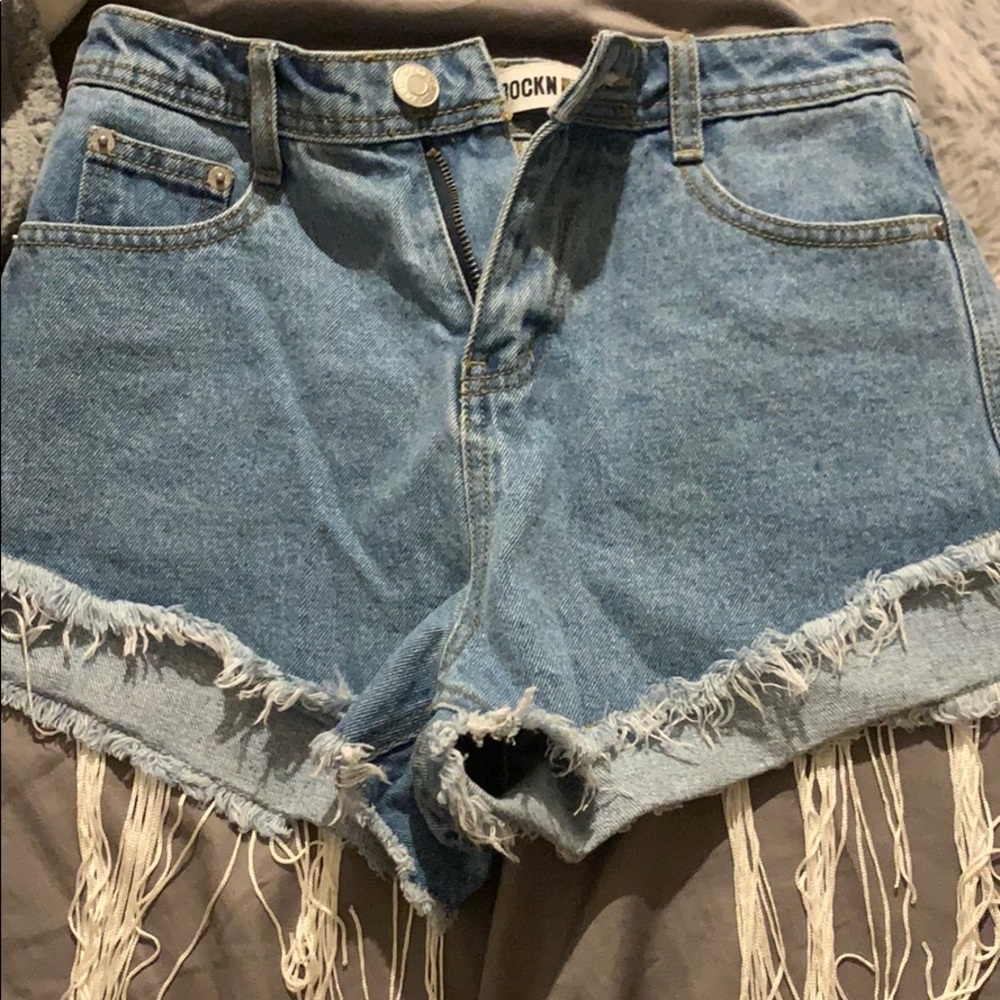 ROCKN REV jean shorts